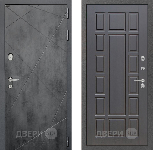 Входная металлическая Дверь Лабиринт (LABIRINT) Лофт 12 Венге в Дмитрове