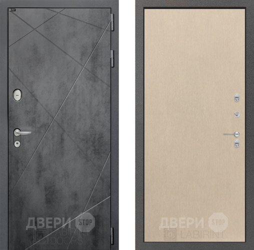 Входная металлическая Дверь Лабиринт (LABIRINT) Лофт 05 Венге светлый в Дмитрове