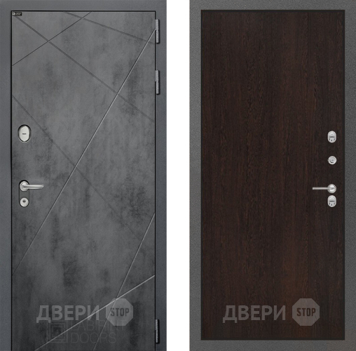 Входная металлическая Дверь Лабиринт (LABIRINT) Лофт 05 Венге в Дмитрове