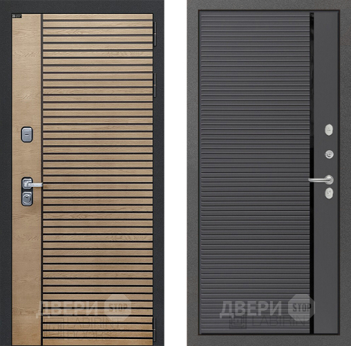 Входная металлическая Дверь Лабиринт (LABIRINT) Ritm 22 Графит софт в Дмитрове