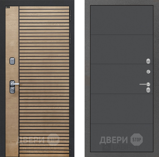 Дверь Лабиринт (LABIRINT) Ritm 13 Графит софт в Дмитрове