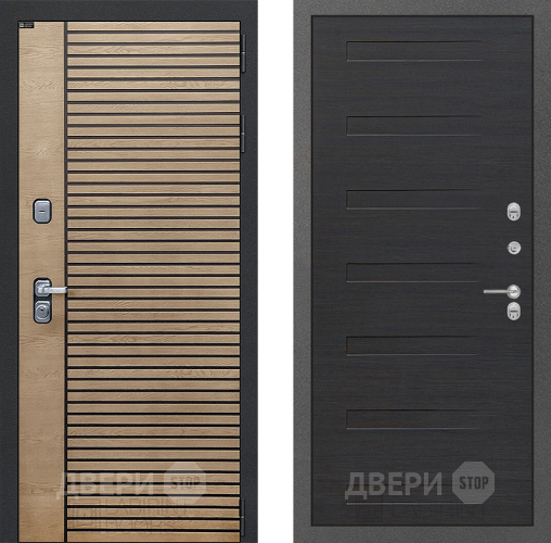 Входная металлическая Дверь Лабиринт (LABIRINT) Ritm 14 Эковенге поперечный в Дмитрове
