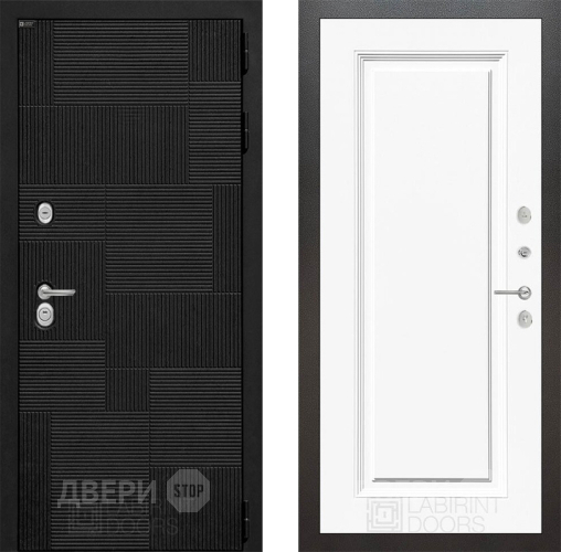 Дверь Лабиринт (LABIRINT) Pazl 27 Белый (RAL-9003) в Дмитрове