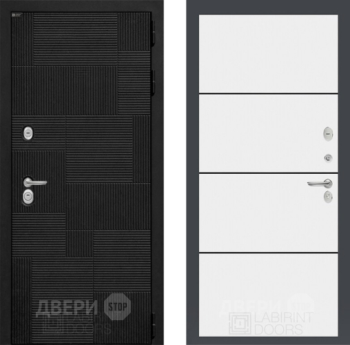 Дверь Лабиринт (LABIRINT) Pazl 25 Белый софт в Дмитрове