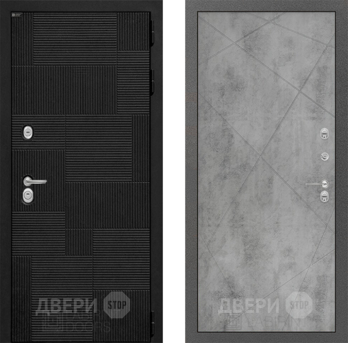 Входная металлическая Дверь Лабиринт (LABIRINT) Pazl 24 Бетон светлый в Дмитрове