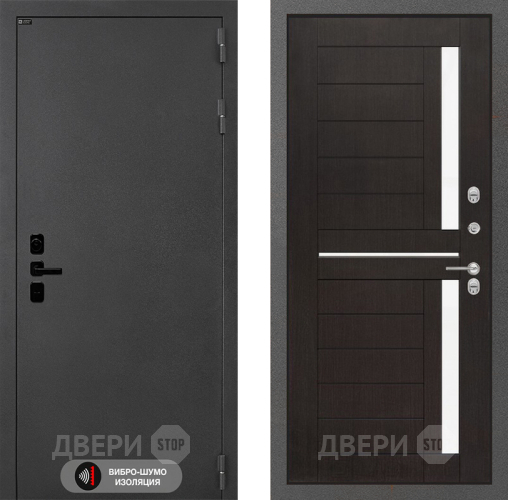 Входная металлическая Дверь Лабиринт (LABIRINT) Acustic 02 Венге в Дмитрове