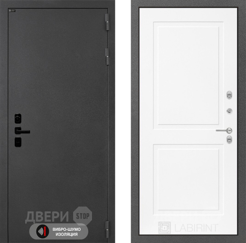 Дверь Лабиринт (LABIRINT) Acustic 11 Белый софт в Дмитрове