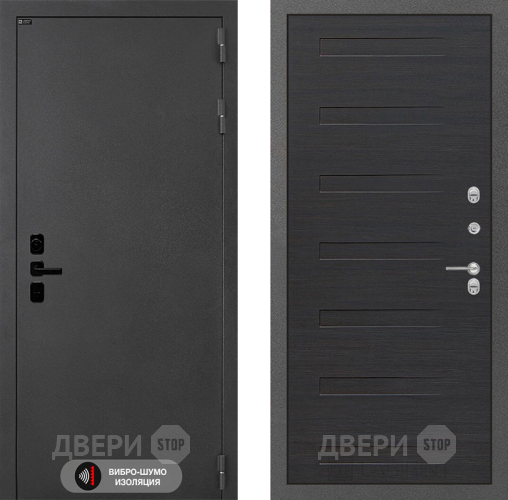 Входная металлическая Дверь Лабиринт (LABIRINT) Acustic 14 Эковенге поперечный в Дмитрове