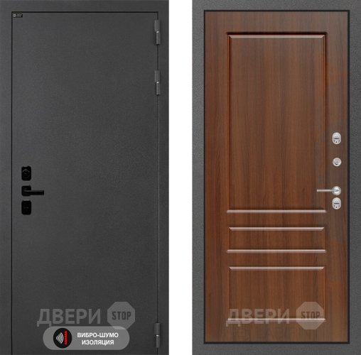 Входная металлическая Дверь Лабиринт (LABIRINT) Acustic 03 Орех бренди в Дмитрове