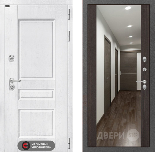 Дверь Лабиринт (LABIRINT) Versal Зеркало Максимум Венге в Дмитрове