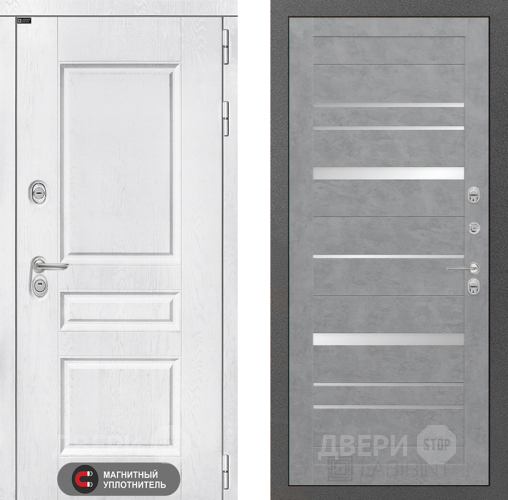 Входная металлическая Дверь Лабиринт (LABIRINT) Versal 20 Бетон светлый в Дмитрове
