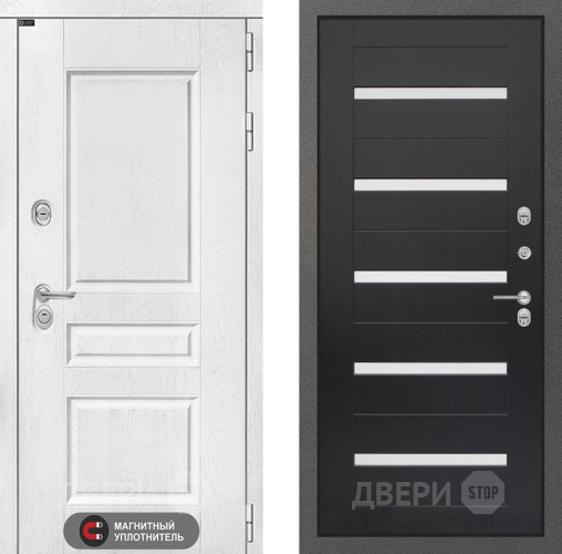 Входная металлическая Дверь Лабиринт (LABIRINT) Versal 01 Венге в Дмитрове