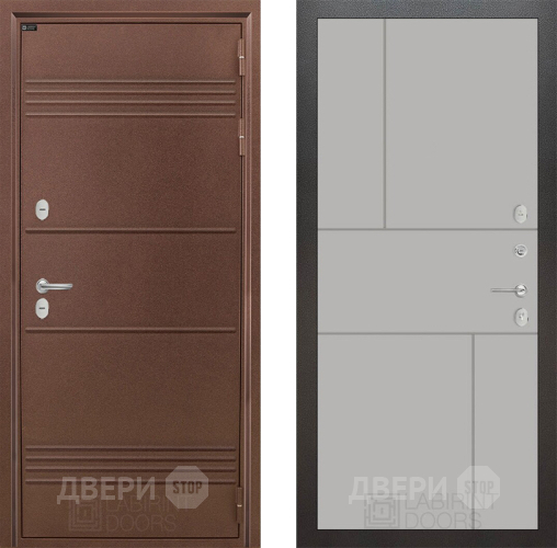 Входная металлическая Дверь Лабиринт (LABIRINT) Термо Лайт 21 Грей софт в Дмитрове