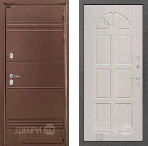 Входная металлическая Дверь Лабиринт (LABIRINT) Термо Лайт 15 VINORIT Алмон 25 в Дмитрове