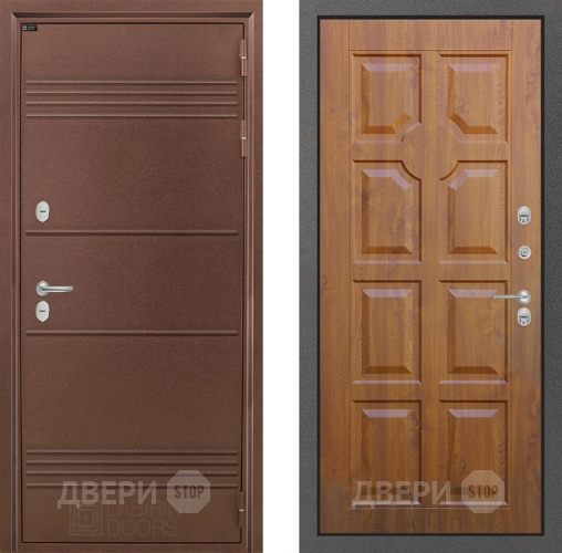 Входная металлическая Дверь Лабиринт (LABIRINT) Термо Лайт 17 Дуб золото в Дмитрове