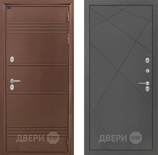 Дверь Лабиринт (LABIRINT) Термо Лайт 24 Графит софт в Дмитрове