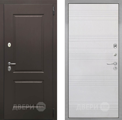Входная металлическая Дверь Интекрон (INTECRON) Кампо ФЛ-316 Белый ясень в Дмитрове