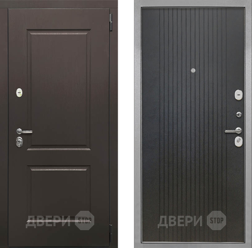 Входная металлическая Дверь Интекрон (INTECRON) Кампо ФЛ-295 Лофт черный в Дмитрове