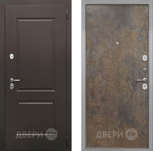 Входная металлическая Дверь Интекрон (INTECRON) Кампо Гладкая Гранж в Дмитрове