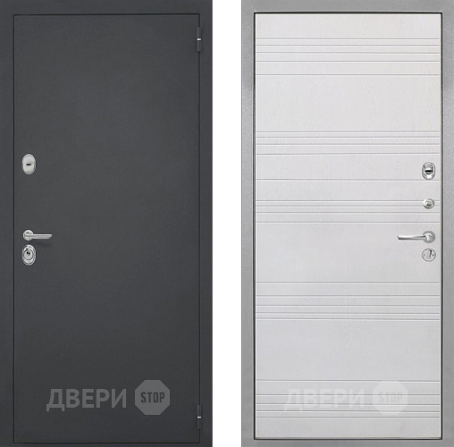 Входная металлическая Дверь Интекрон (INTECRON) Гектор ФЛ-316 Белый ясень в Дмитрове