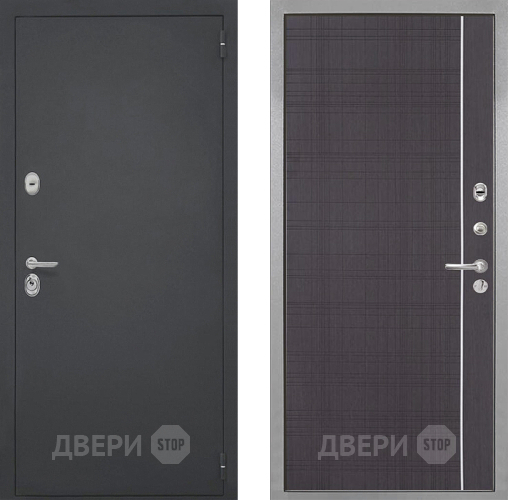 Входная металлическая Дверь Интекрон (INTECRON) Гектор В-07 с молдингом Венге в Дмитрове
