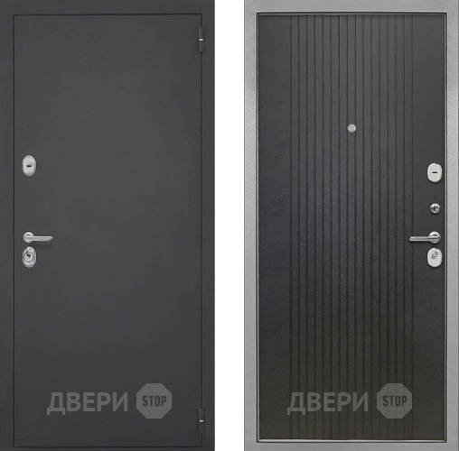 Входная металлическая Дверь Интекрон (INTECRON) Гектор ФЛ-295 Лофт черный в Дмитрове
