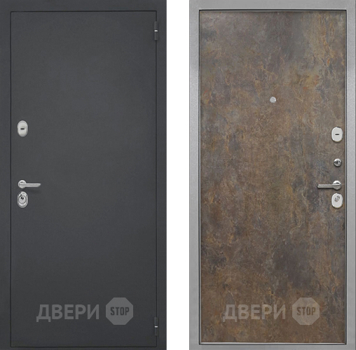 Входная металлическая Дверь Интекрон (INTECRON) Гектор Гладкая Гранж в Дмитрове