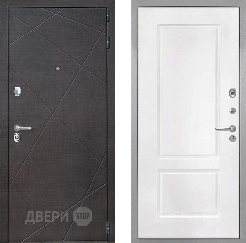 Входная металлическая Дверь Интекрон (INTECRON) Сенатор Лучи КВ-2 Белый матовый в Дмитрове