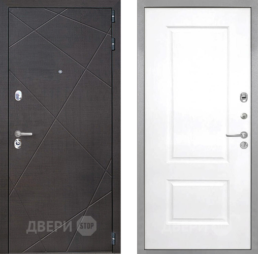 Входная металлическая Дверь Интекрон (INTECRON) Сенатор Лучи Альба Роял Вуд белый в Дмитрове