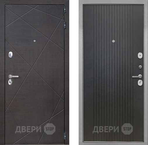 Входная металлическая Дверь Интекрон (INTECRON) Сенатор Лучи ФЛ-295 Лофт черный в Дмитрове