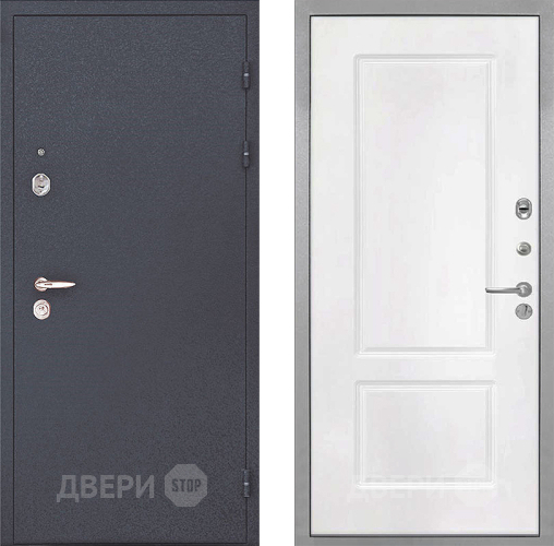 Входная металлическая Дверь Интекрон (INTECRON) Колизей КВ-2 Белый матовый в Дмитрове