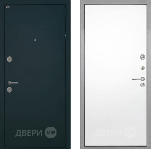 Входная металлическая Дверь Интекрон (INTECRON) Греция Гладкая Силк Сноу в Дмитрове