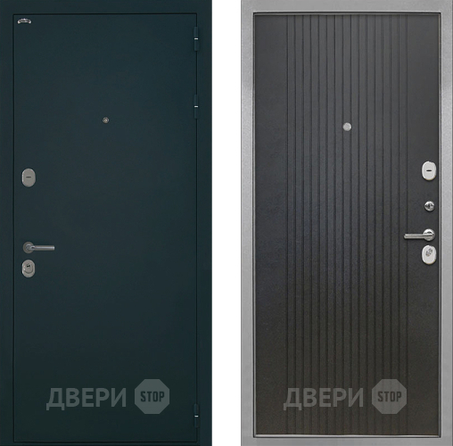 Дверь Интекрон (INTECRON) Греция ФЛ-295 Лофт черный в Дмитрове