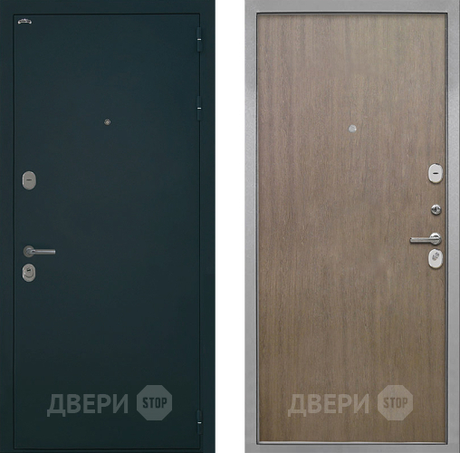 Входная металлическая Дверь Интекрон (INTECRON) Греция Гладкая шпон Венге коричневый в Дмитрове