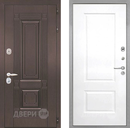 Входная металлическая Дверь Интекрон (INTECRON) Италия Альба Роял Вуд белый в Дмитрове