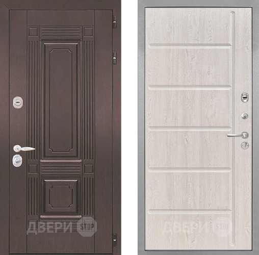 Входная металлическая Дверь Интекрон (INTECRON) Италия ФЛ-102 Сосна белая в Дмитрове