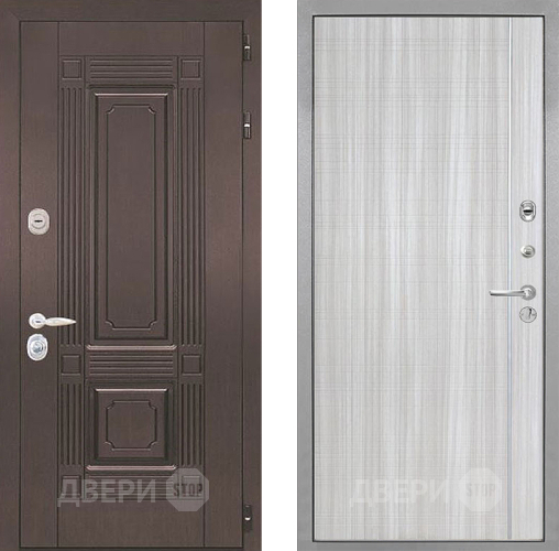 Входная металлическая Дверь Интекрон (INTECRON) Италия В-07 с молдингом Сандал белый в Дмитрове