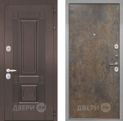 Входная металлическая Дверь Интекрон (INTECRON) Италия Гладкая Гранж в Дмитрове