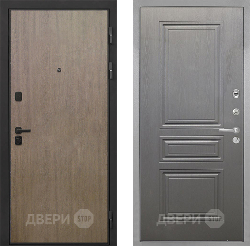 Входная металлическая Дверь Интекрон (INTECRON) Профит Black Венге Коричневый ФЛ-243 Графит вуд дуб в Дмитрове