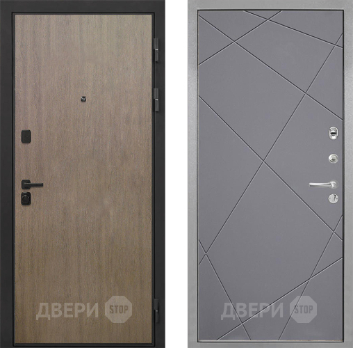 Дверь Интекрон (INTECRON) Профит Black Венге Коричневый Лучи-М Графит софт в Дмитрове