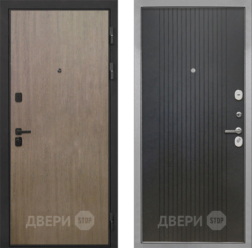 Дверь Интекрон (INTECRON) Профит Black Венге Коричневый ФЛ-295 Лофт черный в Дмитрове