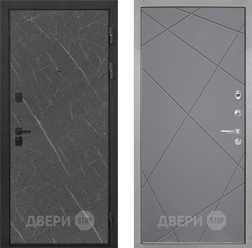 Дверь Интекрон (INTECRON) Профит Black Гранит Лава Оникс Лучи-М Графит софт в Дмитрове