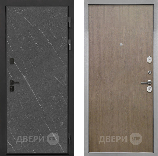 Дверь Интекрон (INTECRON) Профит Black Гранит Лава Оникс Гладкая шпон Венге коричневый в Дмитрове