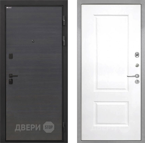 Входная металлическая Дверь Интекрон (INTECRON) Профит Black Эковенге Альба Роял Вуд белый в Дмитрове