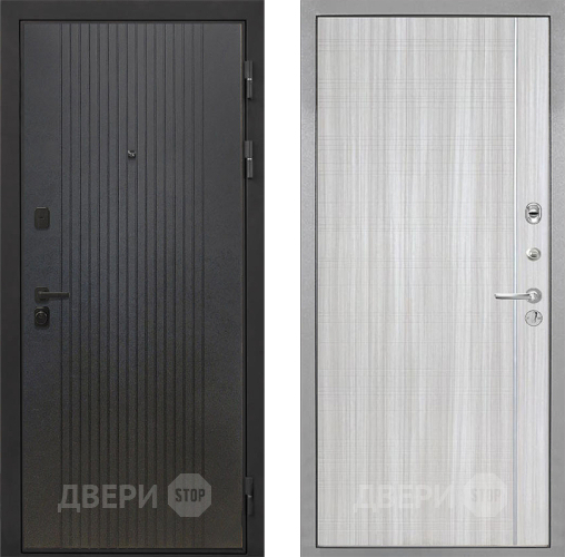 Дверь Интекрон (INTECRON) Профит Black ФЛ-295 В-07 с молдингом Сандал белый в Дмитрове