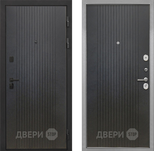Входная металлическая Дверь Интекрон (INTECRON) Профит Black ФЛ-295 ФЛ-295 Лофт черный в Дмитрове