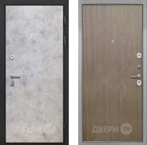 Дверь Интекрон (INTECRON) Гектор Мрамор Светлый Гладкая шпон Венге коричневый в Дмитрове