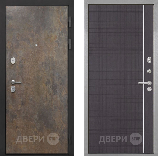 Входная металлическая Дверь Интекрон (INTECRON) Гектор Гранж В-07 с молдингом Венге в Дмитрове