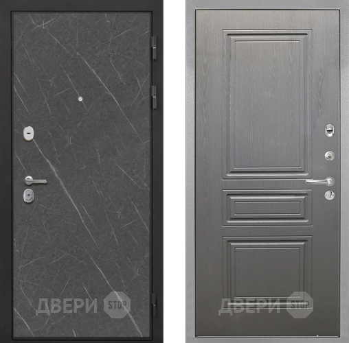 Входная металлическая Дверь Интекрон (INTECRON) Гектор Гранит Лава Оникс ФЛ-243 Графит вуд дуб в Дмитрове