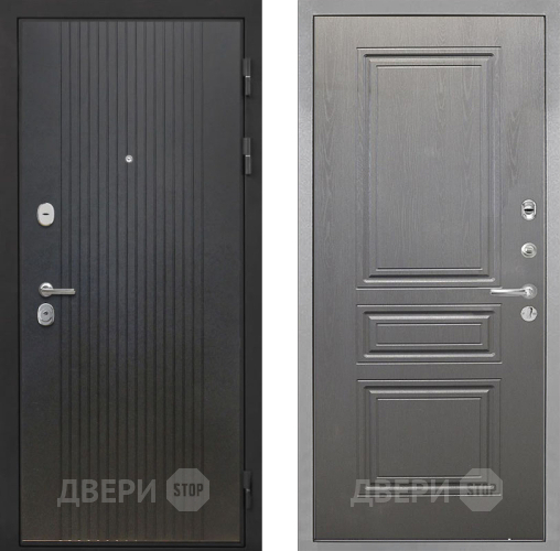Входная металлическая Дверь Интекрон (INTECRON) Гектор ФЛ-295 ФЛ-243 Графит вуд дуб в Дмитрове